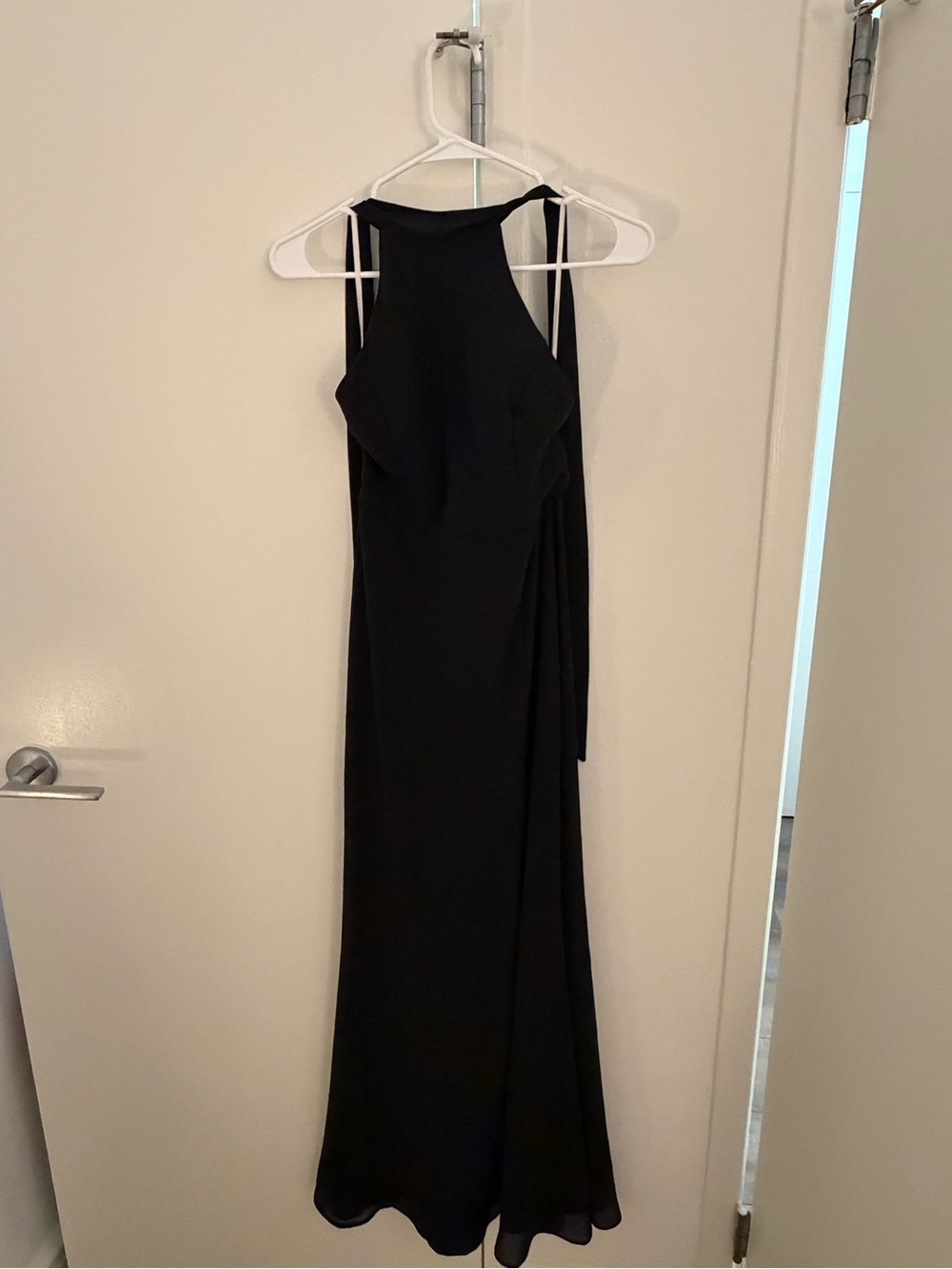 Lulu’s Black Halter Evening Dress